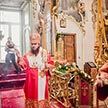 Епископ Бронницкий Фома возглавил Божественную литургию в храме Ризоположения на Донской в день престольного праздника