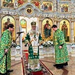Торжественное богослужение в храме Живоначальной Троицы в Орехово-Борисово
