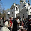 Великая Суббота в храме святителя Николая Мирликийского в Бирюлеве