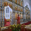 Пасхальное ночное богослужение в храме Державной иконы Божией Матери в Чертаново