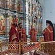 Служение епископа Фомы в храме Державной иконы Божией Матери в Чертаново. Божественная литургия в среду 12 мая