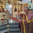 Освящение новых семисвечников в храме святителя Николая Мирликийского в Бирюлеве