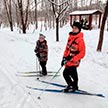 Лыжные занятия для детей