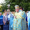 В храме Почаевской иконы Божией матери в Чертанове Южном города Москвы были совершены Божественная Литургия и крестный ход