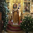 Празднование Рождества Христова в храме Положения Ризы Господней на Донской
