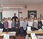 Диакон Алексий Пугачев посетил уроки по «Основам православной культуры» в школе №1526 на Покровской