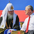 Святейший Патриарх Кирилл присутствовал на военном параде в честь 75-летия Победы