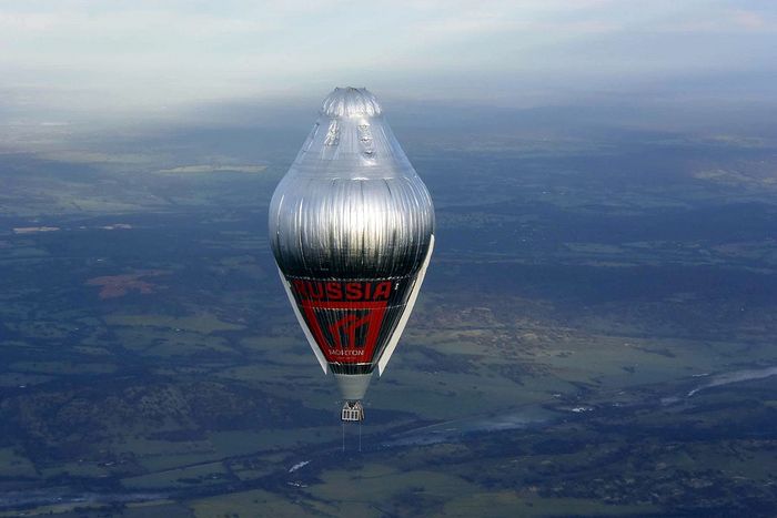 Воздушный шар, на котором совершил полет о. Федор