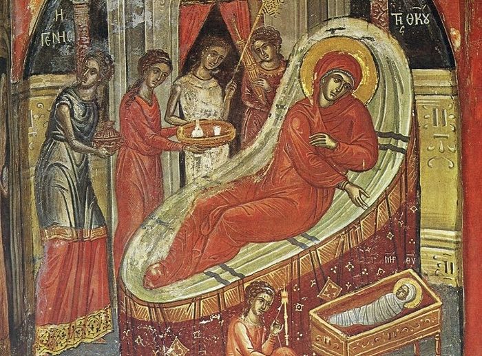 Рождество Пресвятой Богородицы. XVI в., монастырь Ставроникита, Афон