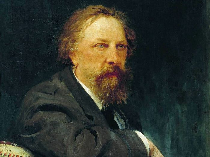 Илья Репин. Портрет А.К.Толстого. 1896