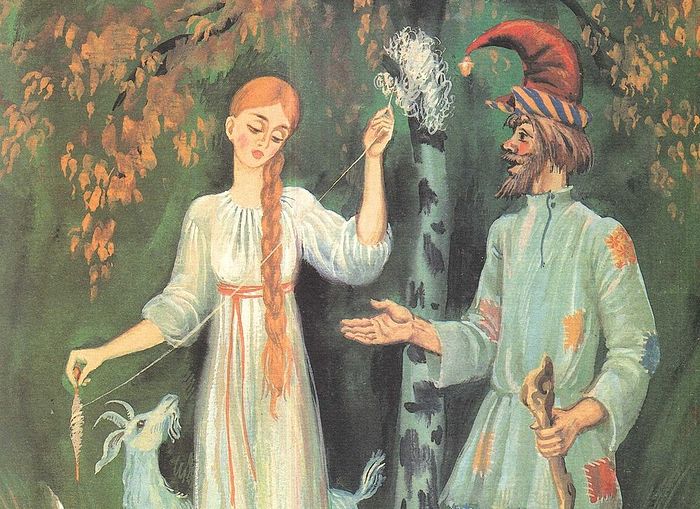 Иллюстрация к сказке Н.С. Лескова «Час воли Божией»