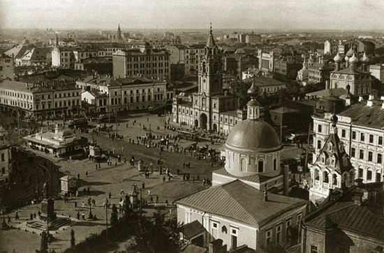 Страстная площадь. Начало 1920-х гг. Фото с сайта kulturologia.ru