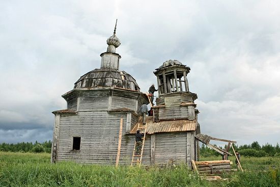Восстановительные работы в Чоково