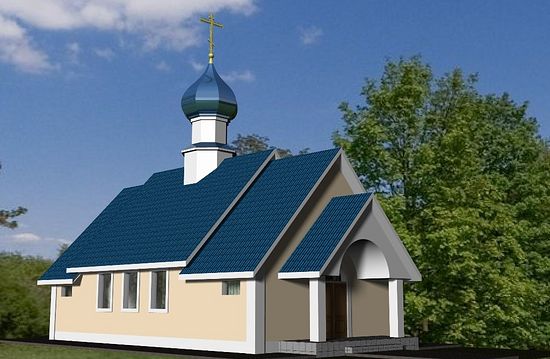 Эскиз аталезского Свято-Покровского храма
