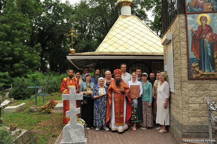 Часовня на месте захоронения епископа Краснодарского и Кубанского Памфила (Лясковского). Фото: Вячеслав Клименко / pravkuban.ru