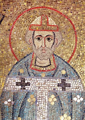 Св. Аврелий Августин. Византийская мозаика. XII век. Венеция, собор св. Марка