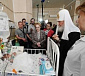 В праздник Пасхи Святейший Патриарх Кирилл посетил Морозовскую детскую больницу в Москве