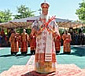 Богослужение на Бутовском полигоне под открытым небом