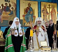 Патриарх Кирилл передал в дар Румынской Церкви частицу мощей преподобного Серафима Саровского