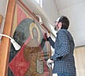 Уборка храма к Пасхе